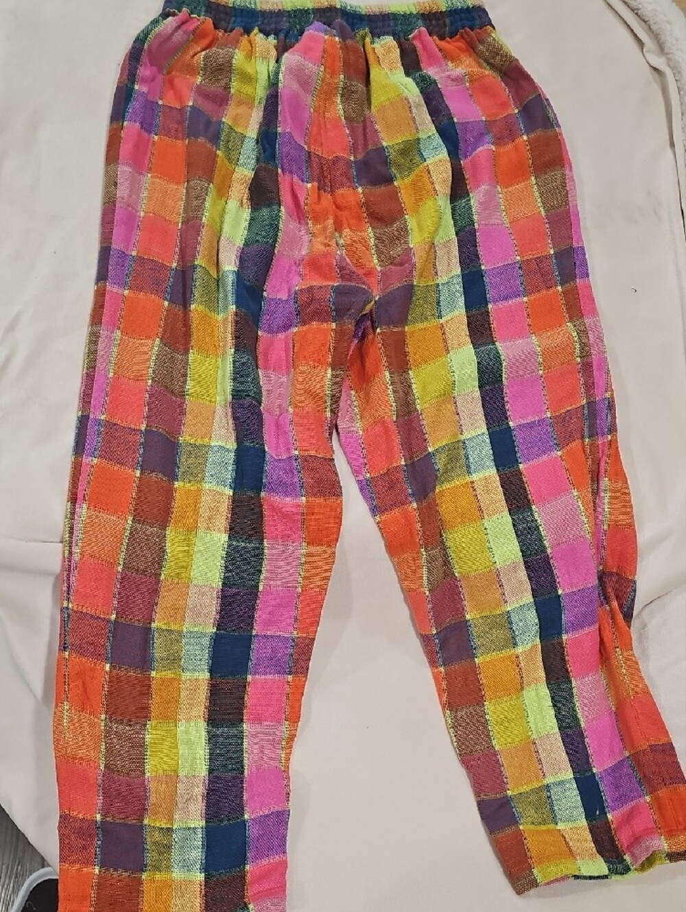 Ace & Jig Multicolor Plaid Straight-Leg Pants - Picture 3 of 3